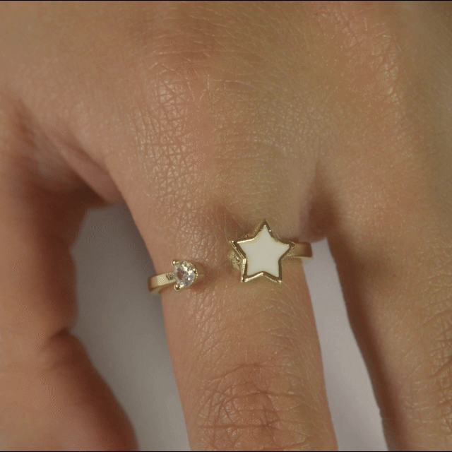 Anillo Anti-Estrés Julio Estrellita Dorado