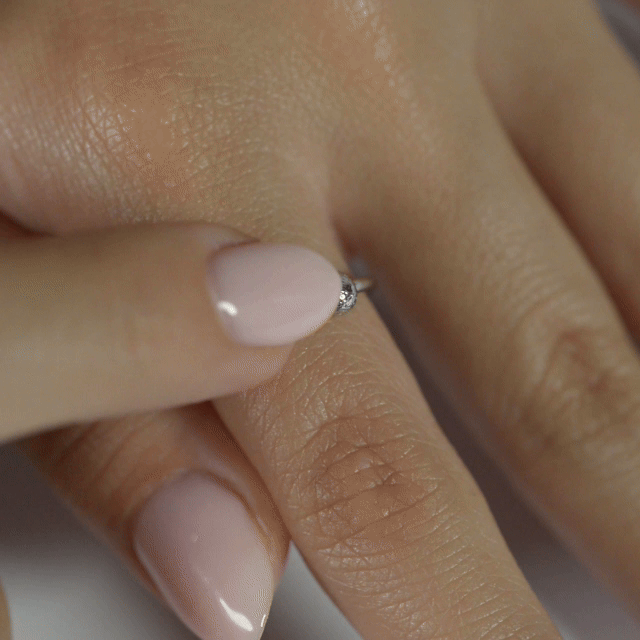 Anillo Anto-Estrés Deslizante Sencillo Julio Plataedo