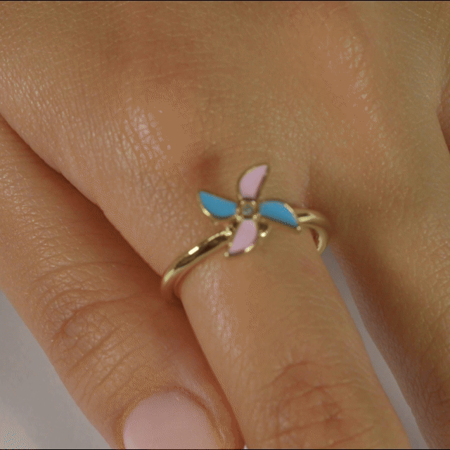 Anillo Anti-Estrés Julio Molino Dorado