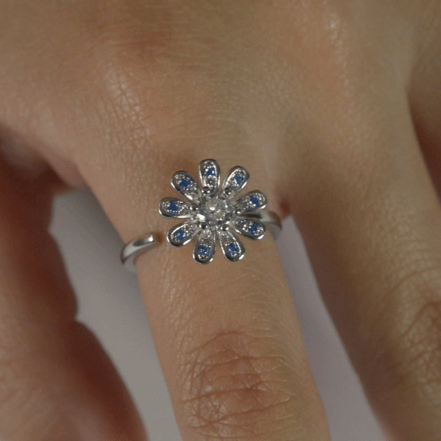 Anillo Anti-Estrés Julio Auralia Plateado