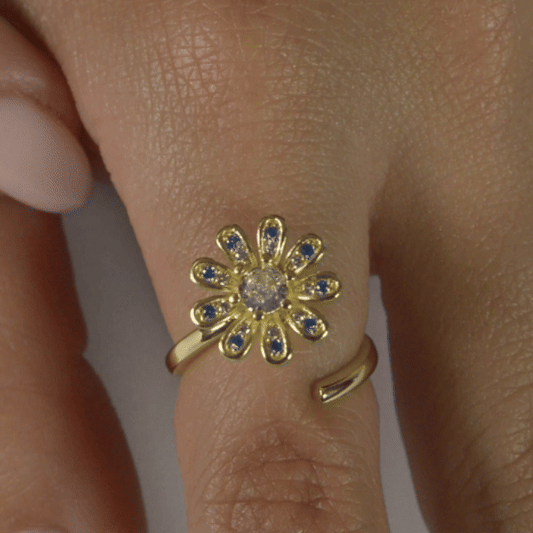 Anillo Anti-Estrés Julio Auralia Dorado