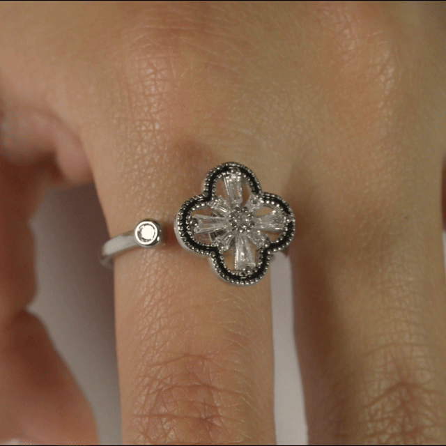 Anillo Anti-Estrés Julio Calaira Platado