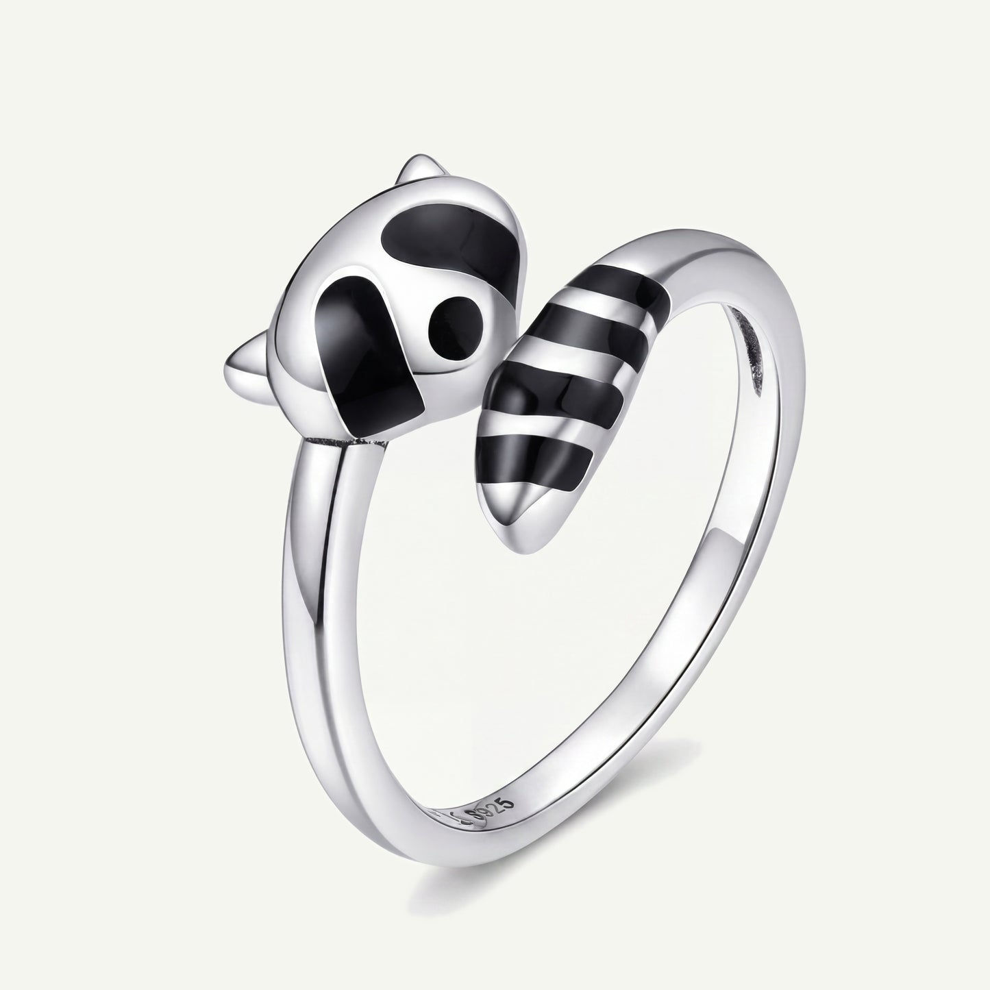 Anillo Plata S925 Mapache