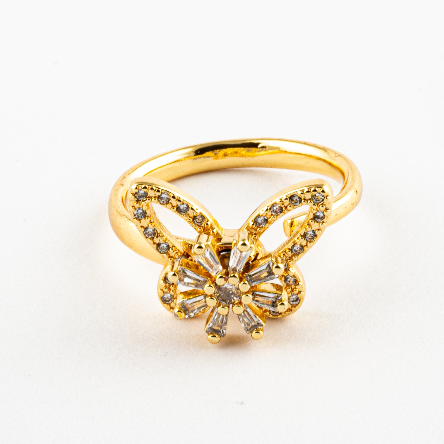 Anillo Anti-Estrés Orejitas Dorado