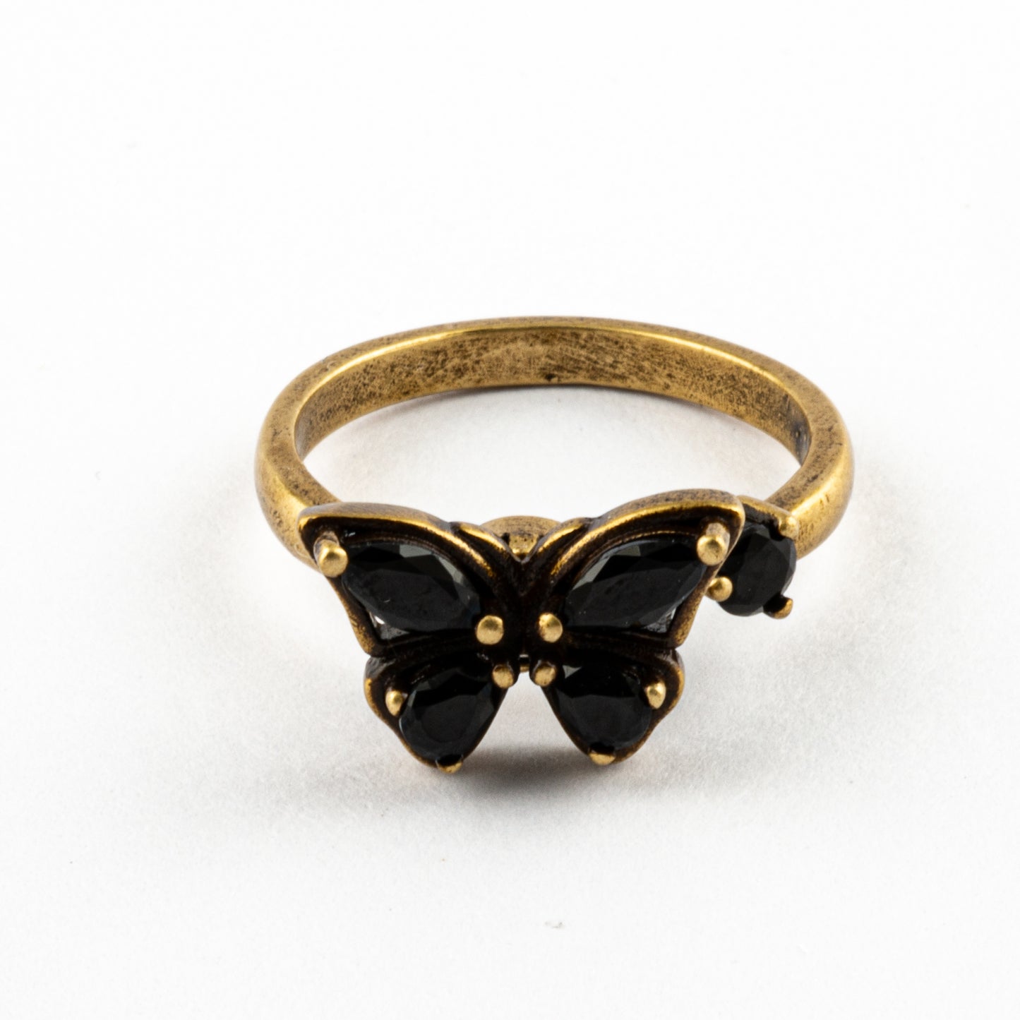 Anillo Anti-Estrés Mariposa Negra