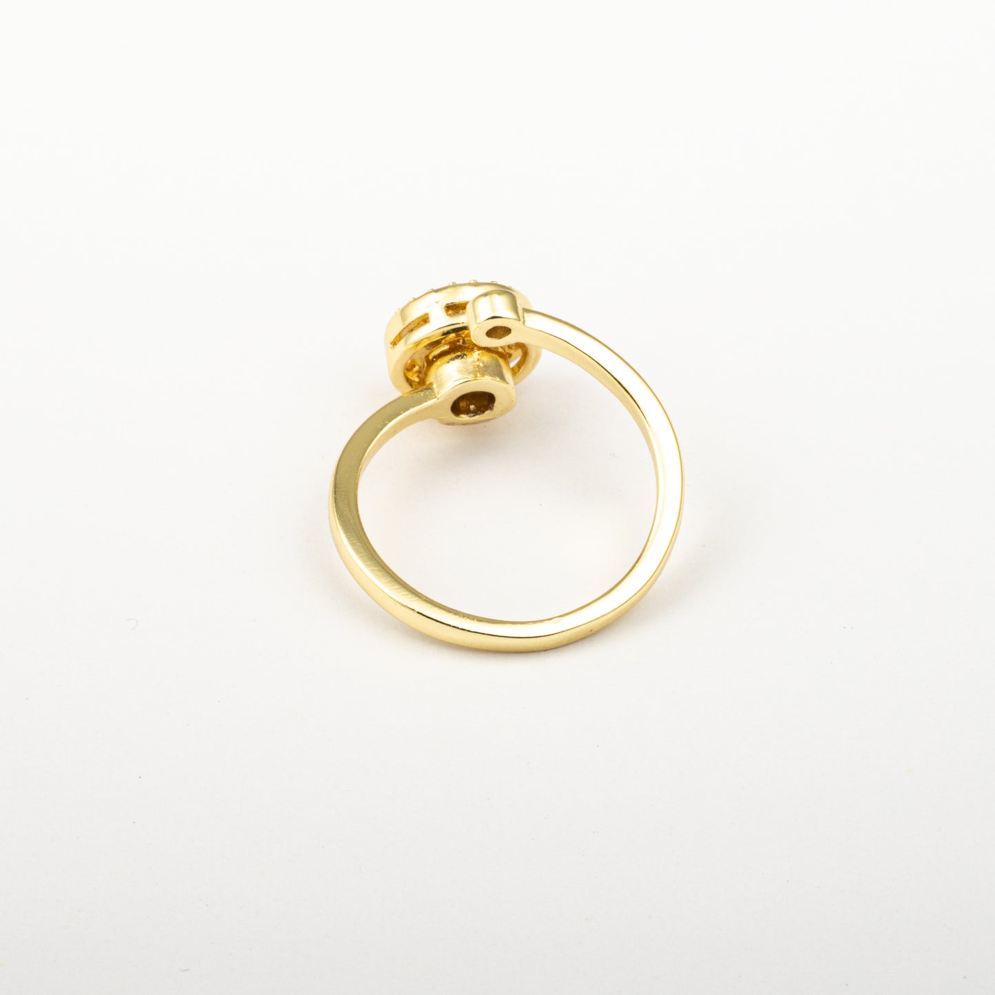 Anillo Anti-Estrés Julio Noauna Blanco Dorado