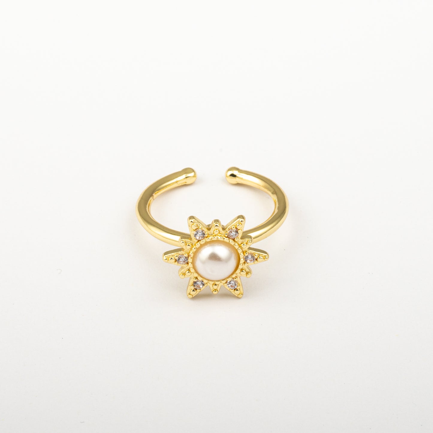 Anillo Anti-Estrés Julio Isalia Sol Dorado