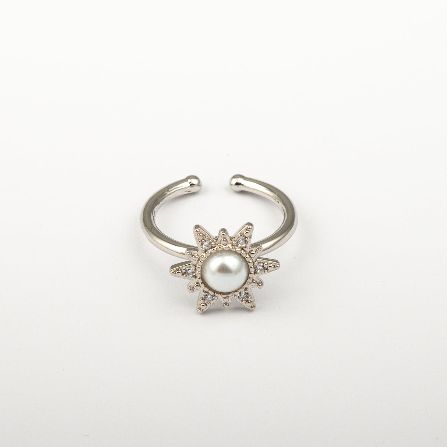 Anillo Anti-Estrés Julio Isalia Sol Plateado
