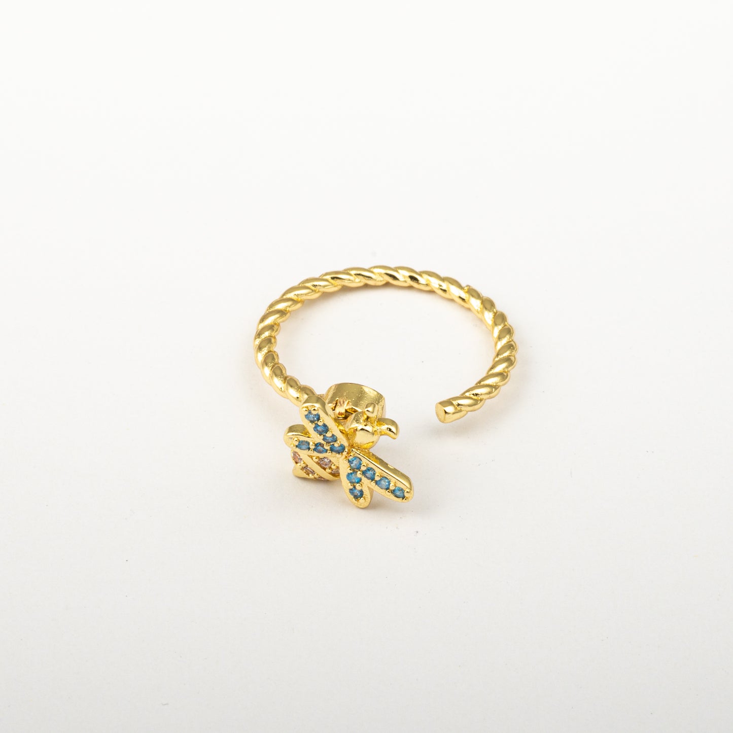 Anillo Anti-Estrés Julio Abejita Dorado