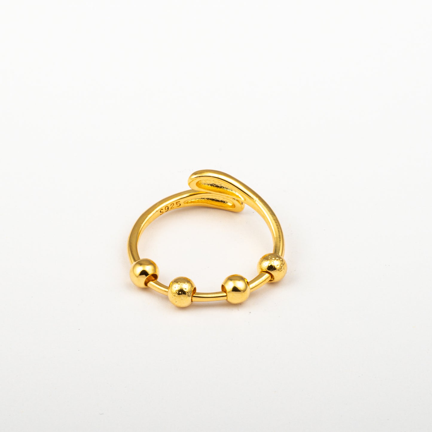 Anillo Anti-Estrés Julio Noaira Dorado