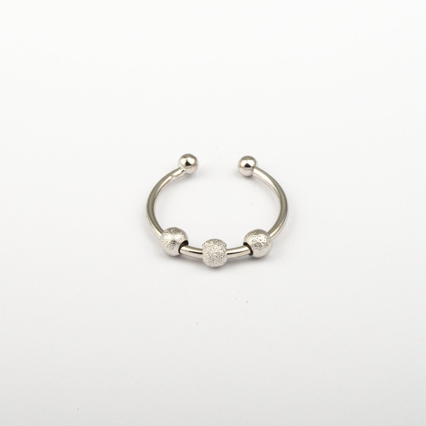 Anillo Anto-Estrés Deslizante Sencillo Julio Plataedo