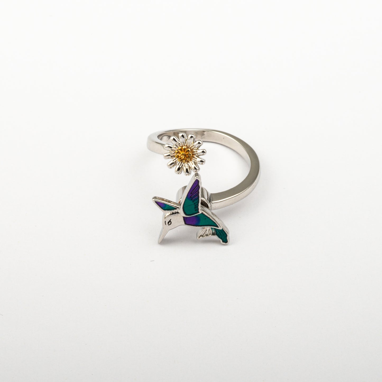 Anillo Anti-Estrés Julio Colibrí Brillante