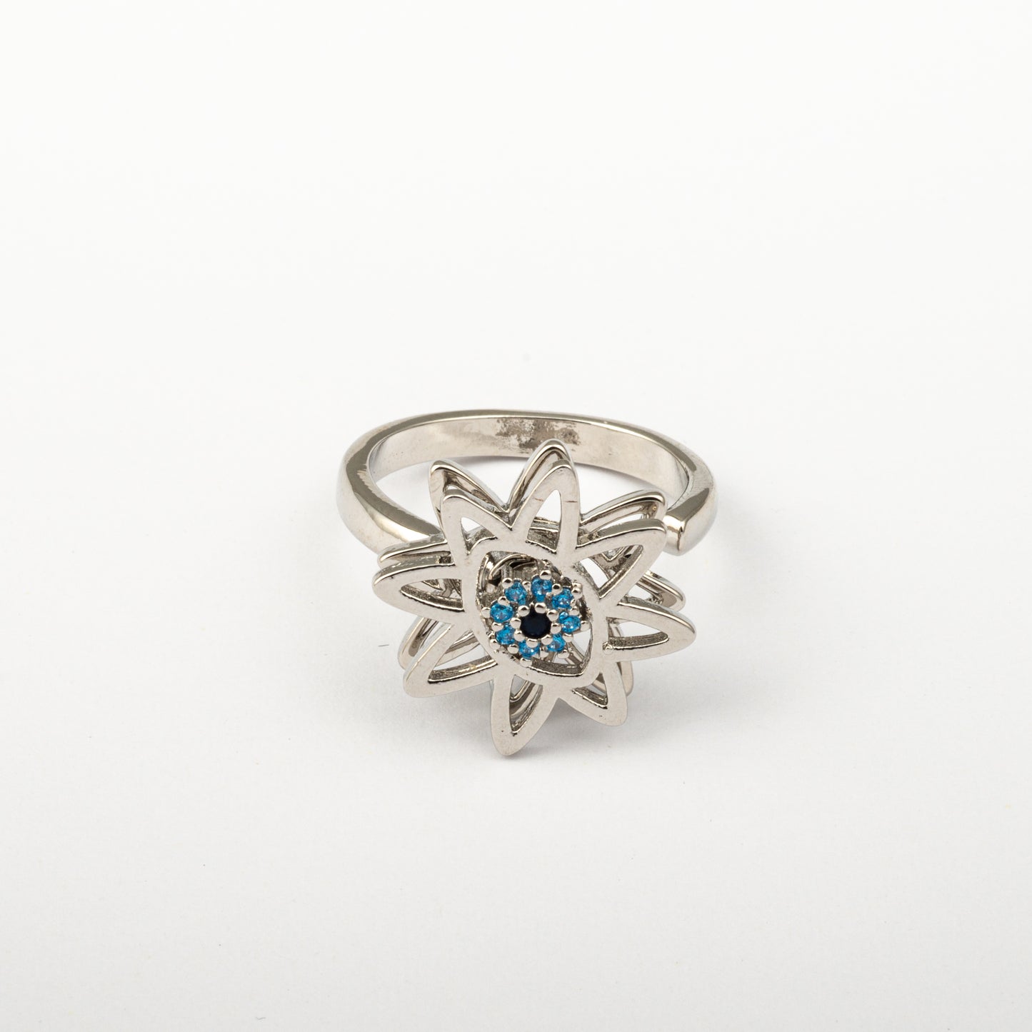 Anillo Anti-Estrés Julio Calalia Plateado