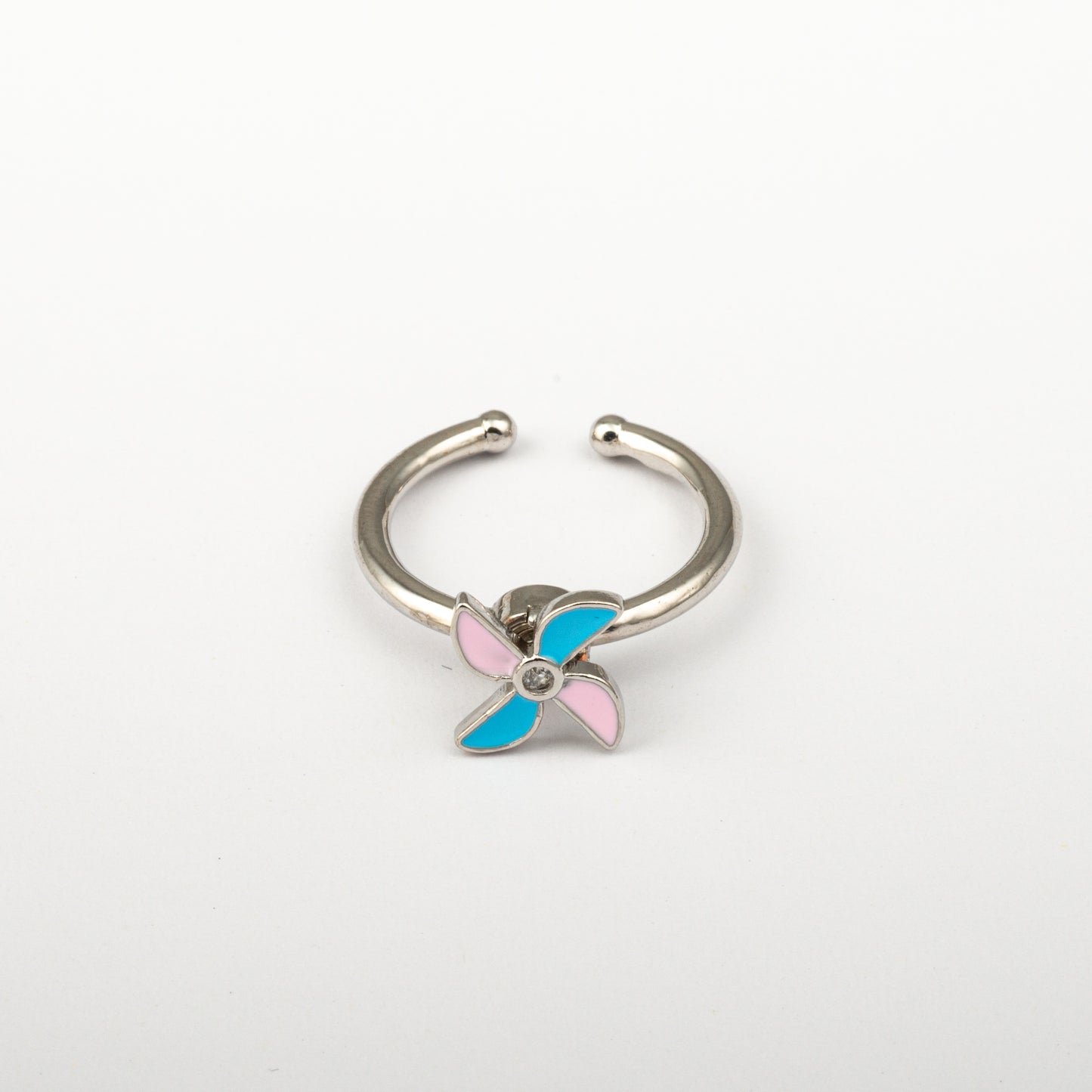 Anillo Anti-Estrés Julio Molino Plateado