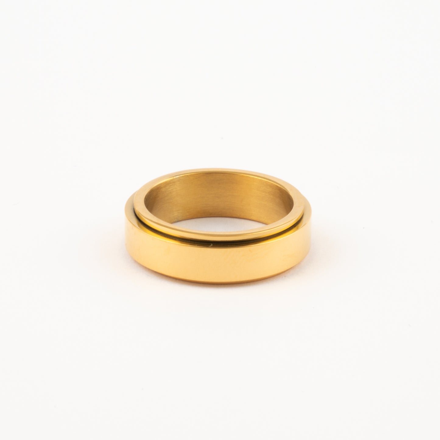 Anillo Deslizante Liso Dorado
