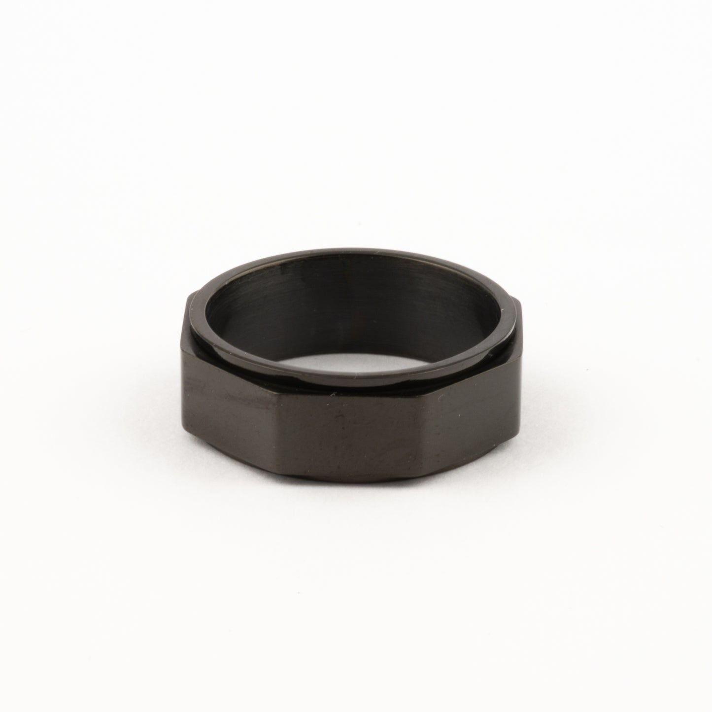Anillo Deslizante Corte Recto Negro