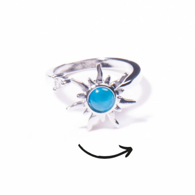 Anillo Anti Estrés Sol Azul