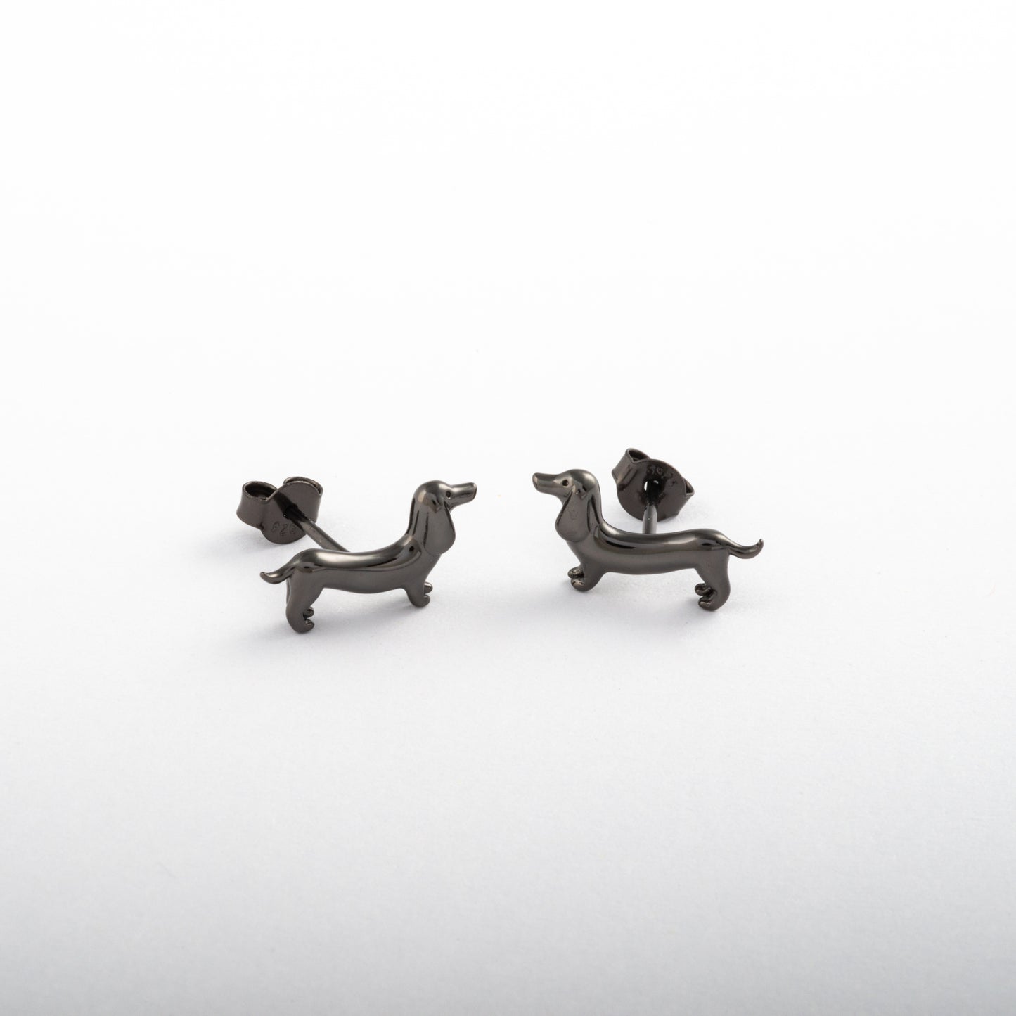 Aretes Junio Salchi Negro Plata S925 - Agosto 18