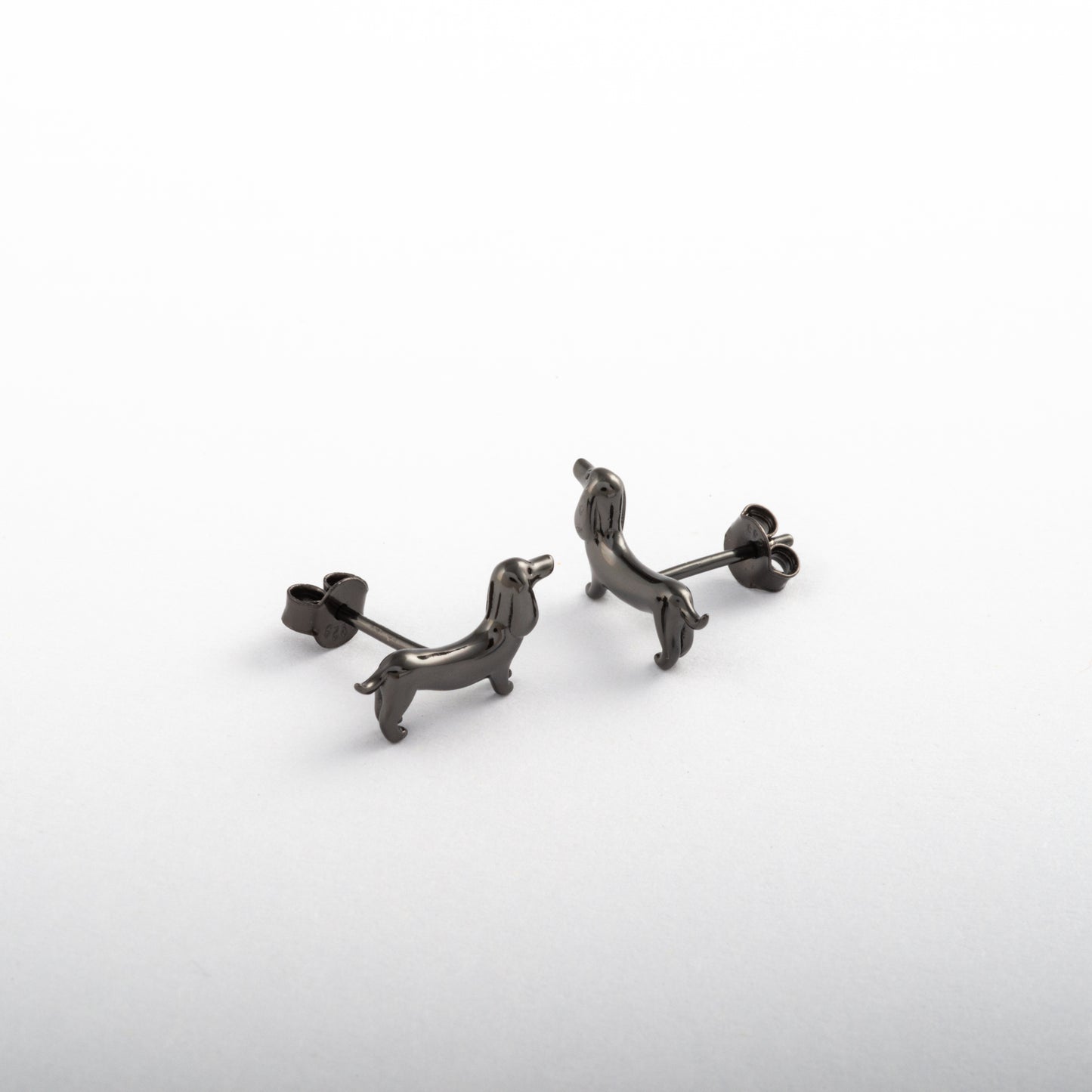 Aretes Junio Salchi Negro Plata S925 - Agosto 18