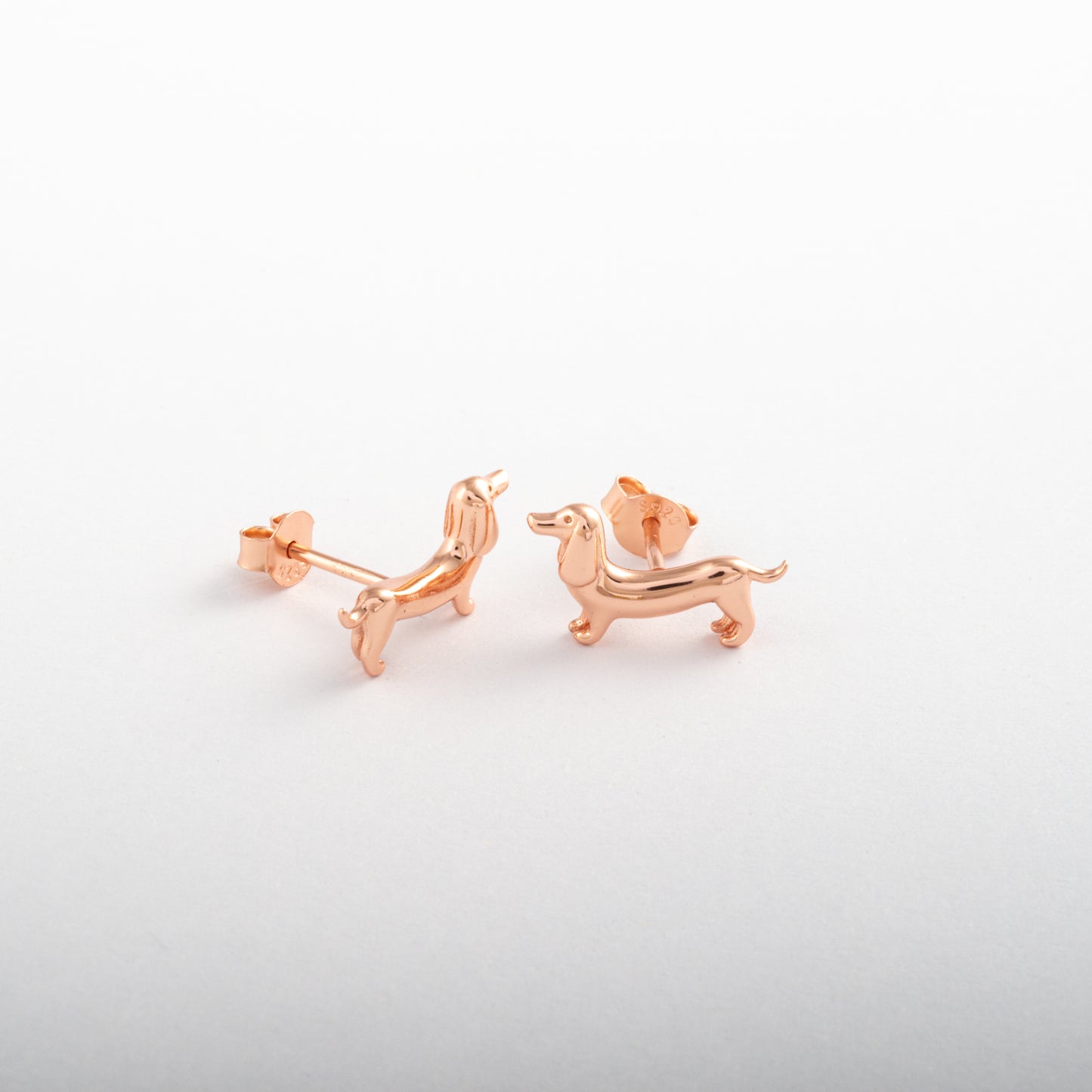 Aretes Junio Salchi Oro Rosa Plata S925 - Agosto 18