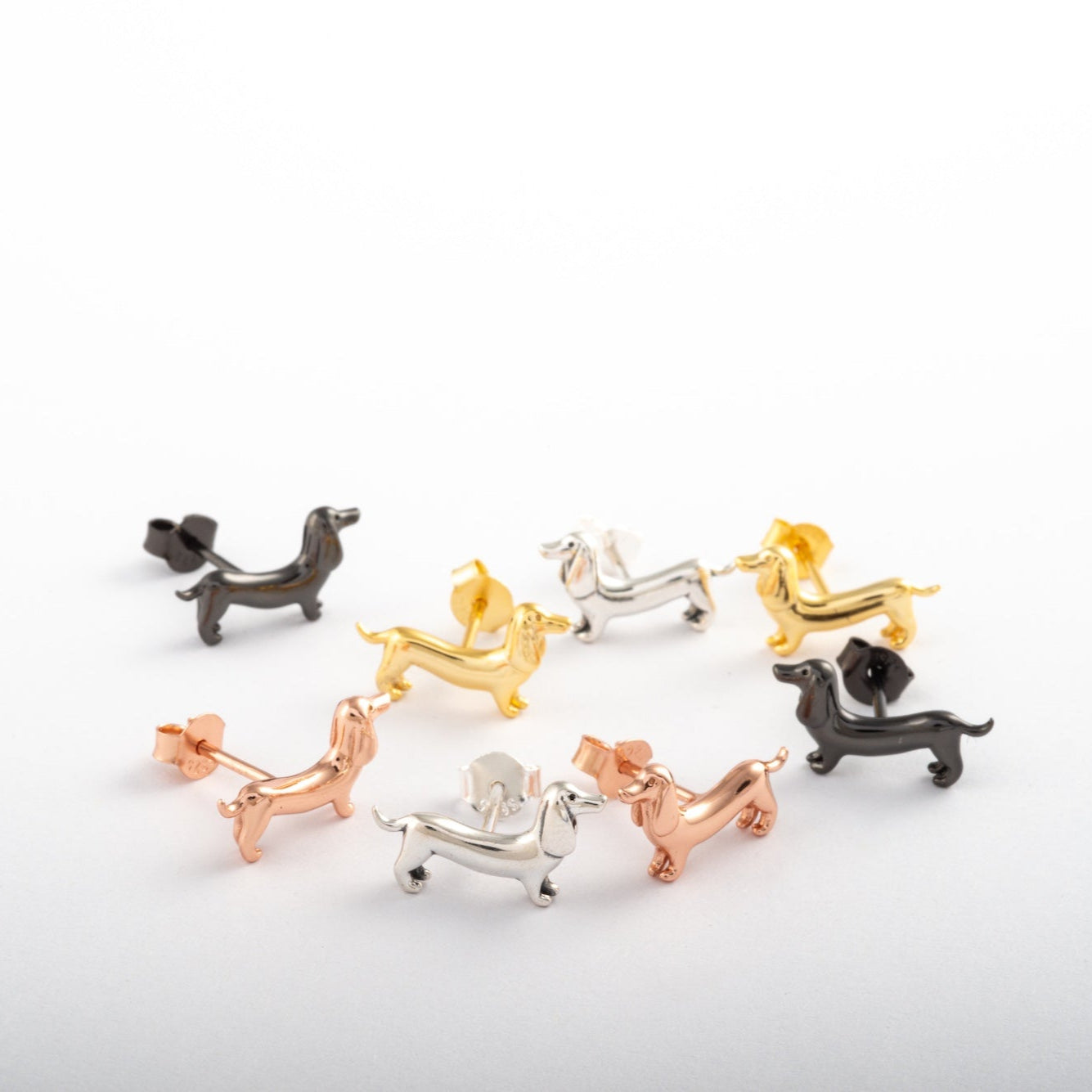 Aretes Junio Salchi Oro Rosa Plata S925 - Agosto 18