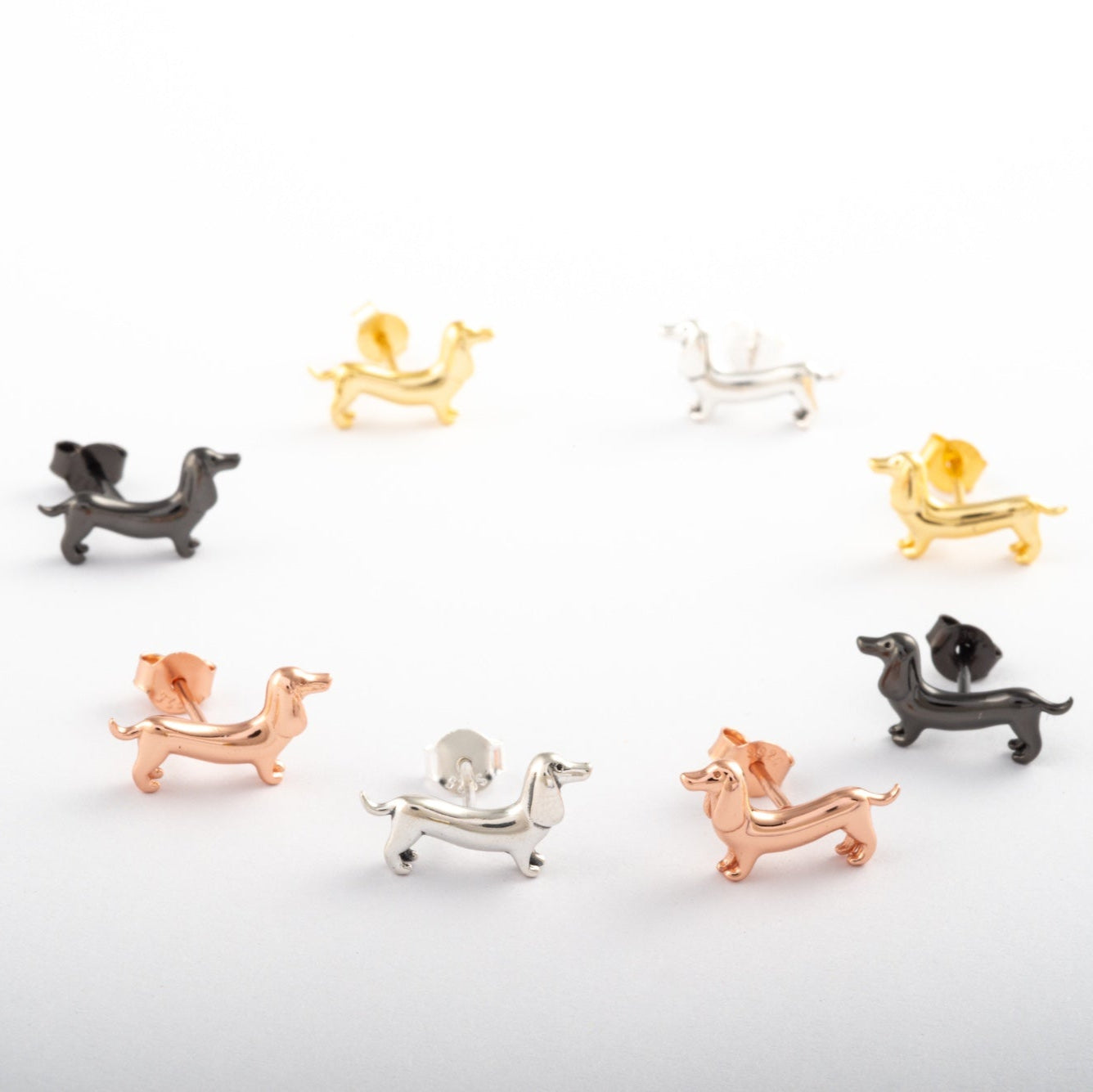 Aretes Junio Salchi Dorado Plata S925 - Agosto 18