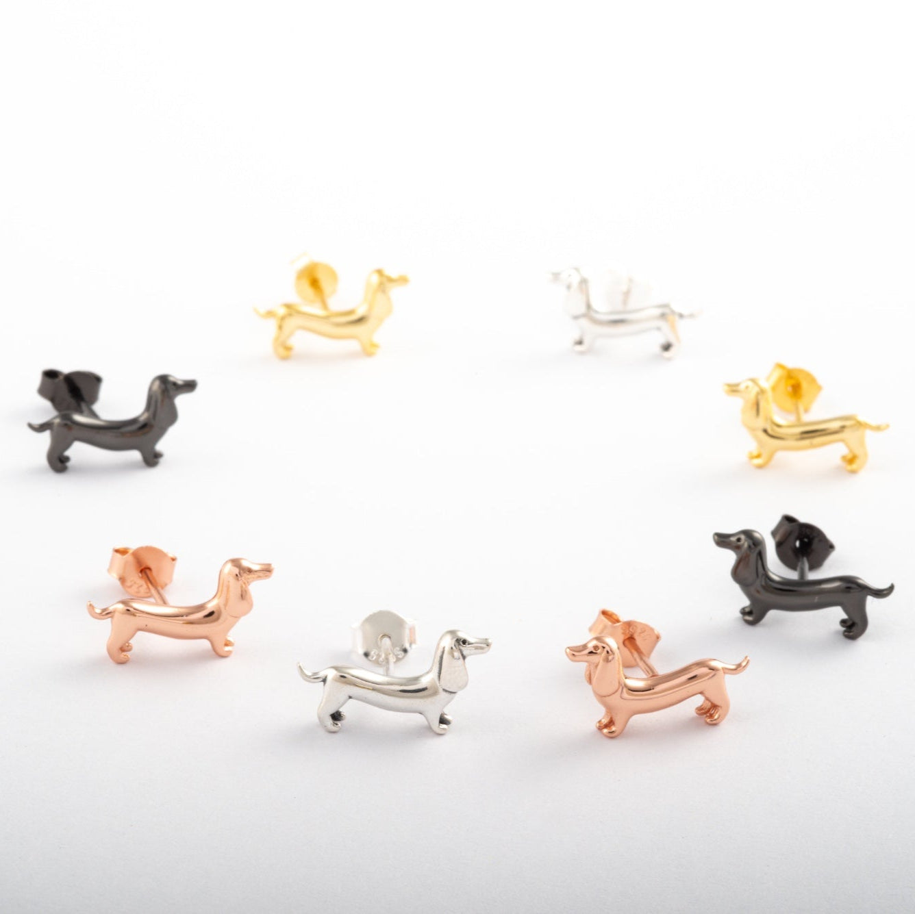 Aretes Junio Salchi Negro Plata S925 - Agosto 18