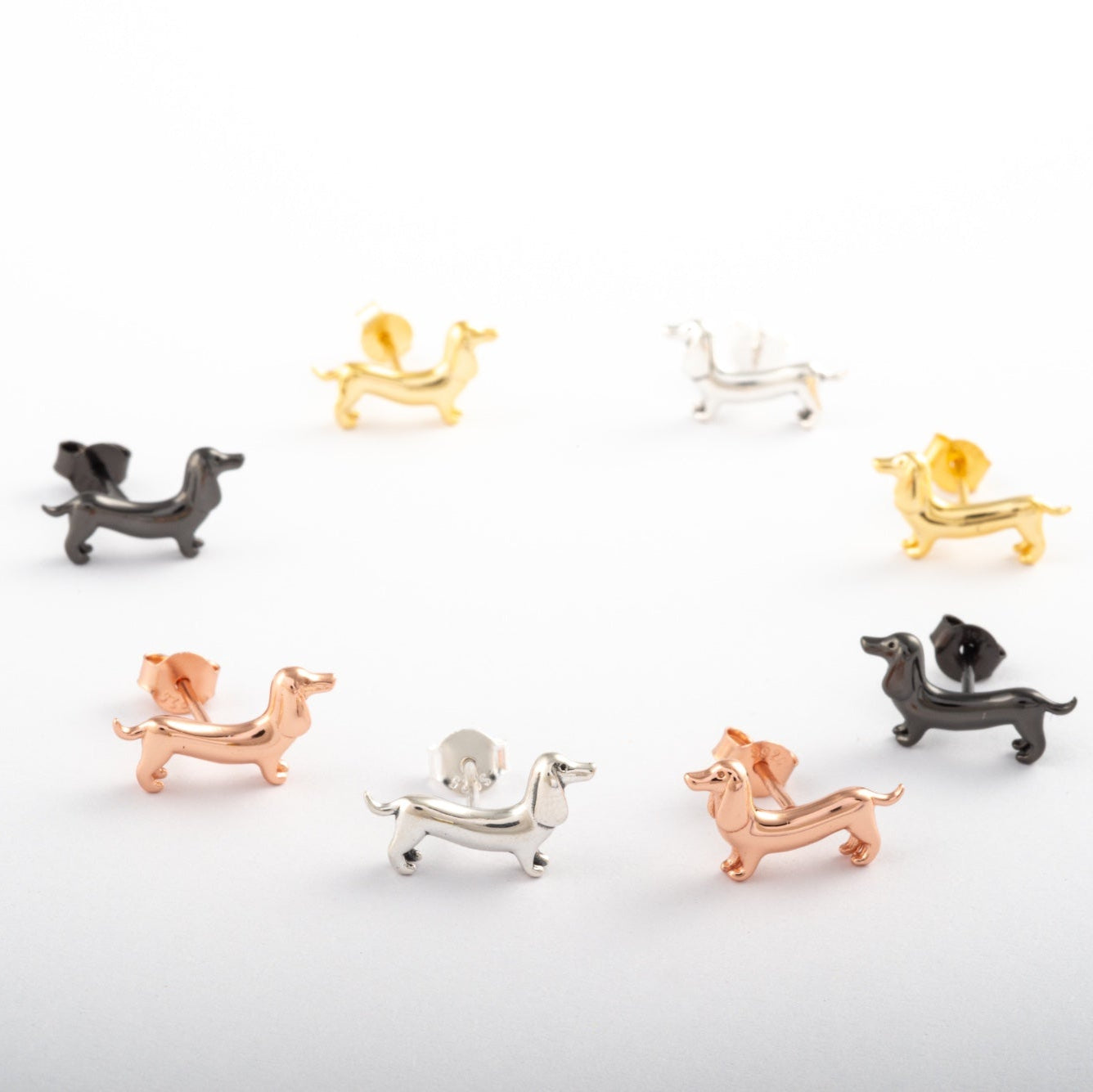 Aretes Junio Salchi Plateado Plata S925 - Agosto 18