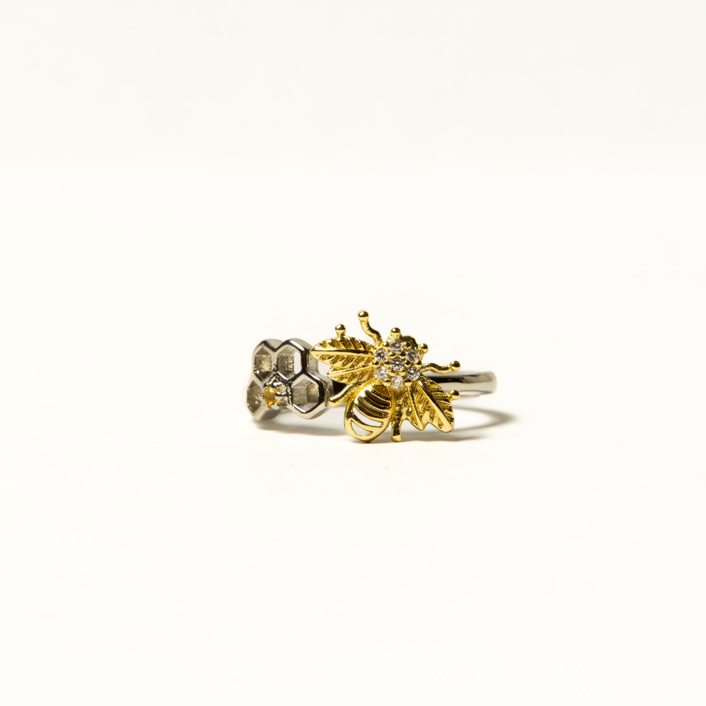 Anillo Giratorio Abeja y Panal - Agosto 18