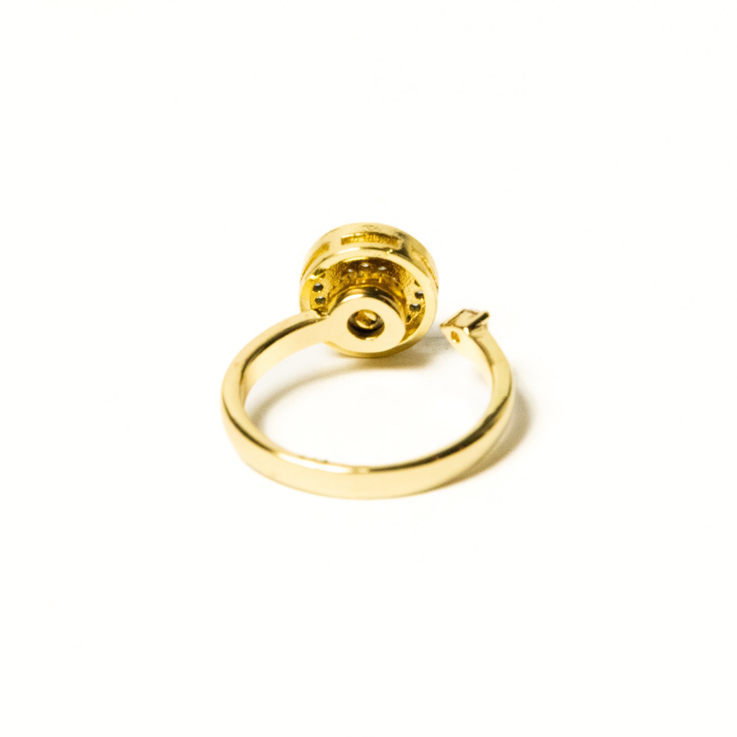 Anillo Giratorio Ojo Turco Dorado - Agosto 18