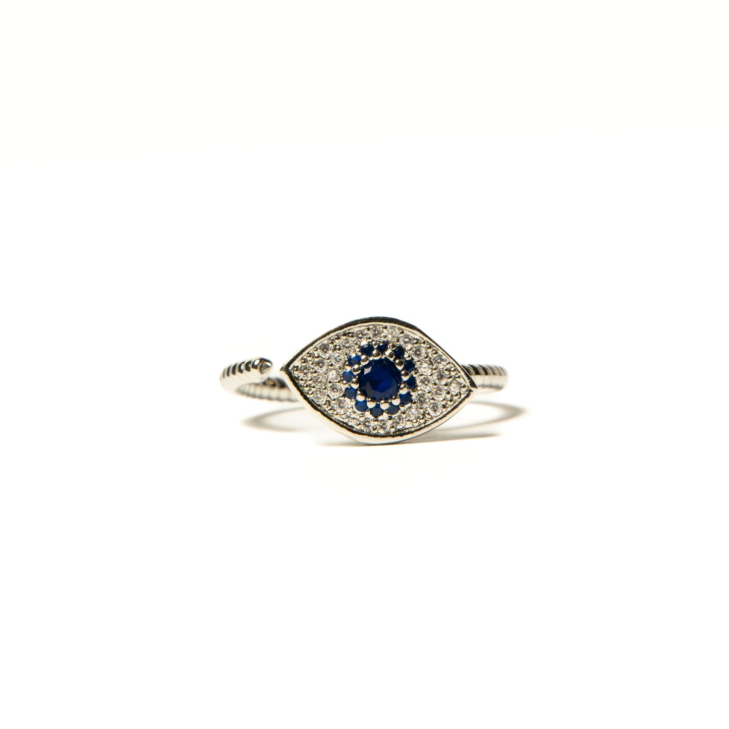 Anillo Giratorio Udyat Plateado - Agosto 18