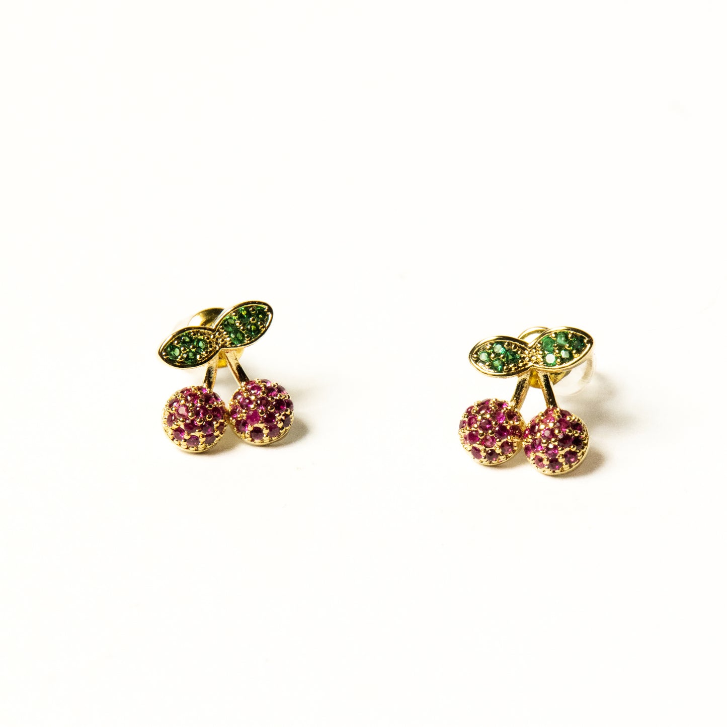 Aretes Cherrys Micro Zirconias - Agosto 18