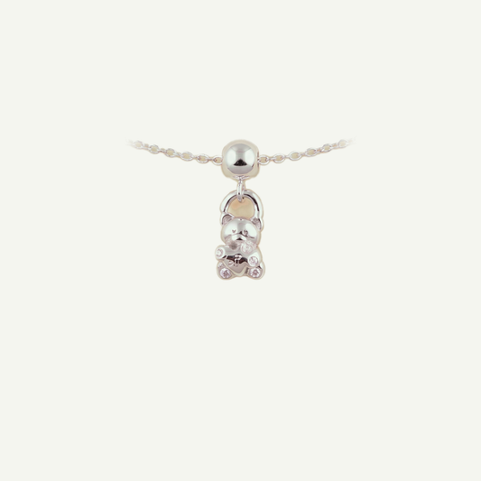 Charm S925 Osito Plateado