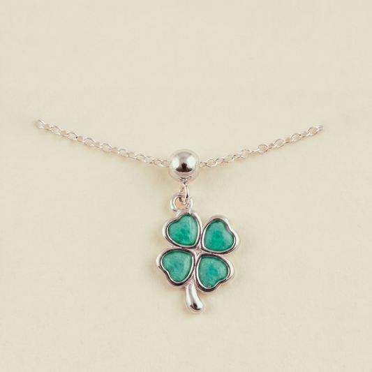 Charm S925 Trébol 4 Hojas Plateado