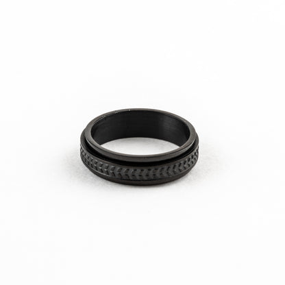 Anillo Deslizante Ascendente Negro