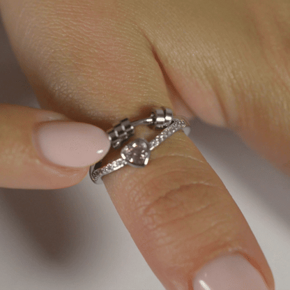 Anillo Anti-Estrés Julio Ciratia Corazón Rosado