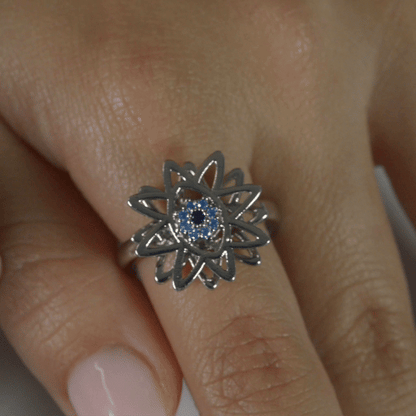 Anillo Anti-Estrés Julio Calalia Plateado