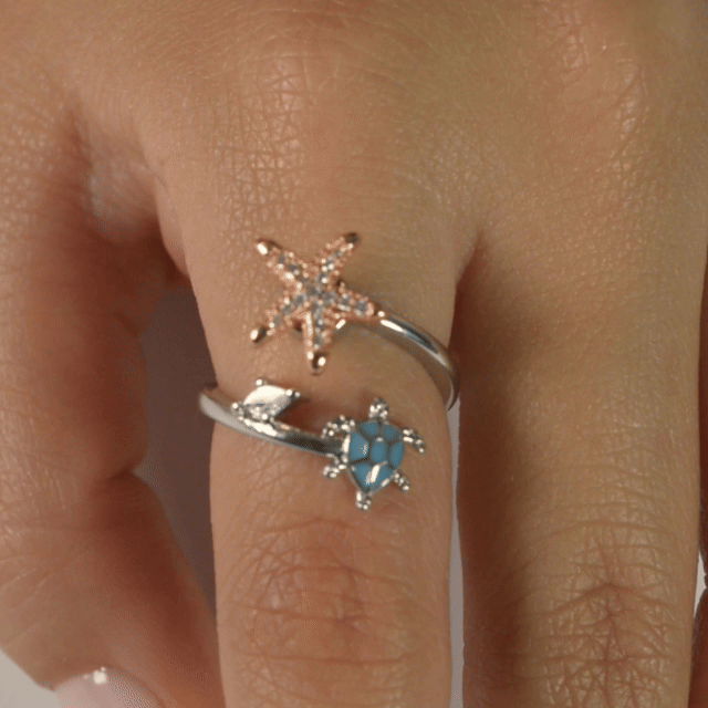 Anillo Anti-Estrés Julio Tortuga y Estrella