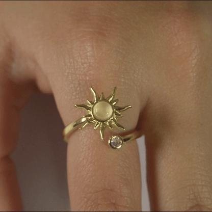 Anillo Anti-Estrés Julio Sol Dorado