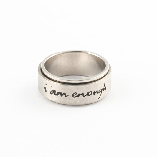 Anillo Anti-Estrés Deslizante I am enough