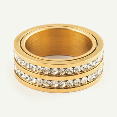 Anillo Anti-Estrés Deslizante Brillante