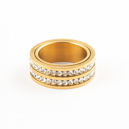 Anillo Anti-Estrés Deslizante Brillante