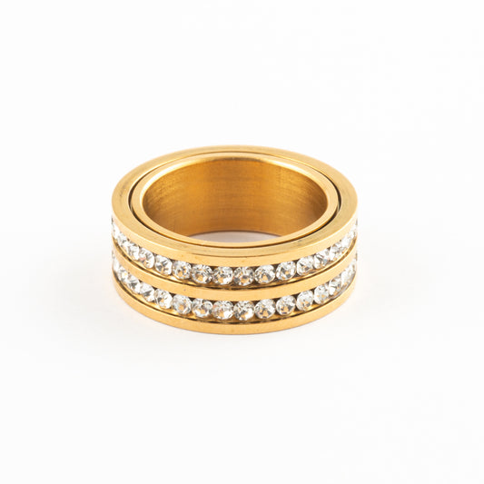 Anillo Anti-Estrés Deslizante Brillante