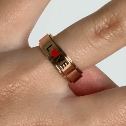 Anillo Deslizante Love Oro Rosa