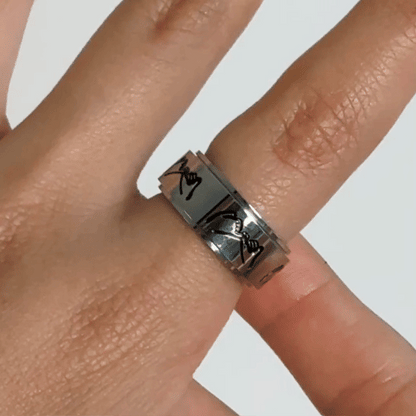 Anillo Deslizante Pinky Promise Plateado