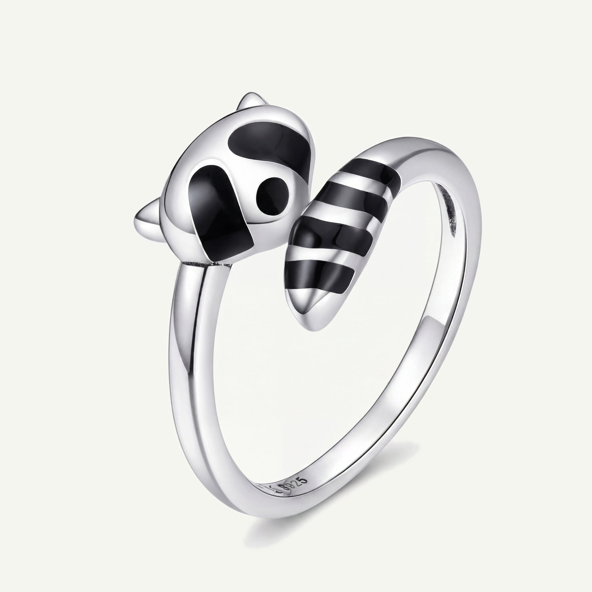 Anillo Plata S925 Mapache