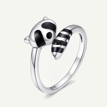 Anillo Plata S925 Mapache