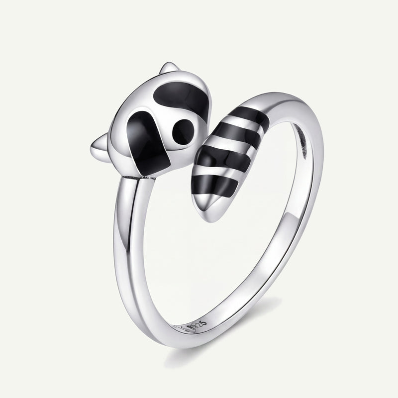 Anillo Plata S925 Mapache