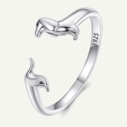 Anillo Plata S925 Salchicha