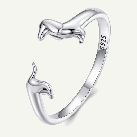 Anillo Plata S925 Salchicha